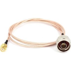 Type N Male to SMA Female M/F Connector Pigtail RG316 Coaxial Cord Lead 1M 100cm