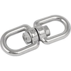 M6 304 Stainless Steel Eye to eye Swivel Eye Hook Shackle Connector