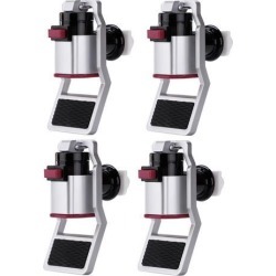 Red Water Cooler Faucet Plastic Water Dispenser Fits Universal Adaptor Hot Cold Water Spigot Tap Replacement 4pcs
