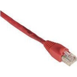 Black Box EVCRB83-0010 CAT5e 350-MHz Crossover Stranded Ethernet Patch Cable - Unshielded, CM PVC, Snagless, Cross-Pinned, Red, 10 ft.