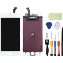 LCD Display Touch Digitizer Screen Assembly Replacement for iPhone 6 4.7 inch With Tool Kit - White