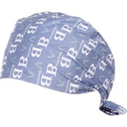 Lace Up Cotton Medical Cap Surgical Hat Bouffant Scrub Cap One Size 2