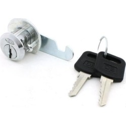Home Shop Closet Drawer Door 18mmx13mm Quarter Turn Cam Lock + 2Keys