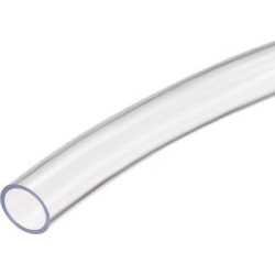 PVC Clear Vinly Tubing,15mm ID x 18mm OD,1 Meter/ 3.28ft, Plastic Flexible Hose Tube, Flex Pipe for Water, Beverage Pump