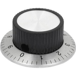 6mm Shaft 36mmx15mm Volume Control Potentiometer Rotary Digital Knob Cap