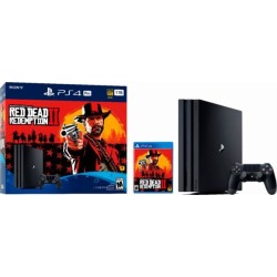 2018 Release Sony PlayStation 4 Pro 1TB Red Dead Redemption 2 Console Bundler PlayStation 4 Pro Console 1TB Storage 4K TV gaming DualShock 4.
