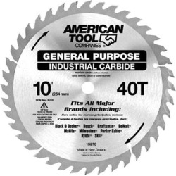 Irwin 15270 10' 40T eneral Purpose Circular Saw Blade