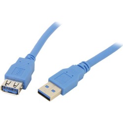Coboc CY-U3-AAMF-6-BL USB 3.0 A Male to A Female Extension Cable