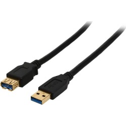 Coboc CY-U3-AAMF-6-BK USB 3.0 A Male to A Female Extension Cable