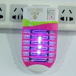 Mini LED Socket Mosquito Fly Bug Insect Trap Night Lamp Killer Zapper