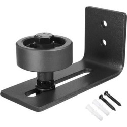 Sliding Barn Door Bottom Stay Roller Guide Adjustable Wall Mounted Powder Coated