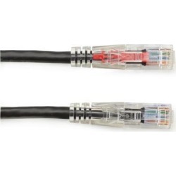 GigaBase 3 CAT5e 350-MHz Lockable Patch Cable (UTP), Black, 25-ft. (7.6-m)