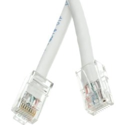 Offex Cat6 Ethernet Patch Cable, Bootless, 50 foot - White