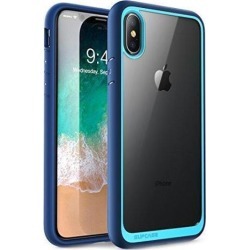 SUPCASE iPhone X Case, Unicorn Beetle Style Premium Hybrid Protective Clear Case for Apple iPhone X 2017 Release - Navy