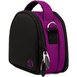 VanGoddy Purple Mini Laurel Camera Case for Digital Cameras with 16 GB SD Memory Card