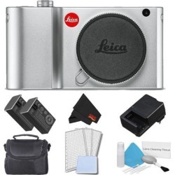 Leica TL2 Mirrorless Digital Camera (Silver) Accessory Kit
