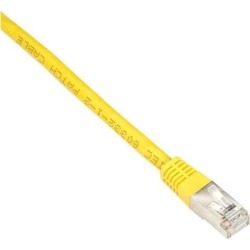 CAT6 250-MHz Shielded, Stranded Cable SSTP (PIMF), PVC, Yellow, 6-ft.