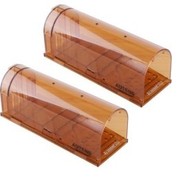 AUTENS Humane Mouse Trap, Live Catch and Release Small Rat, Mice Trap (7.91' x 2.95' x 3.15') Large, That Work Outdoor Indoor, Best for Small Rats.
