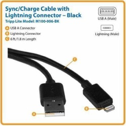 6FT LIGHTNING TO USB IPHONE