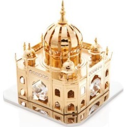 Matashi CT3076 24K Gold Plated Beautiful Mosque Table Top Made with Genuine Matashi Crystals
