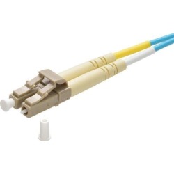 Monoprice Fiber Optic Cable - 2 Meter - Aqua LC to SC, OM3, 50/125 Type, Multi Mode, 10Gb, Duplex