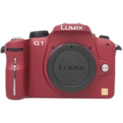 Recertified - Panasonic Lumix DMC-G1 12.1MP Digital Camera (Red) Body Only