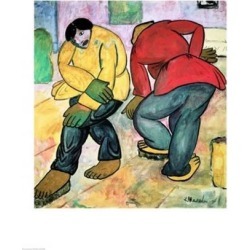 Posterazzi BALXIR223868LARGE The Floor Polishers 1911 Poster Print by Kazimir Malevich - 24 x 36 in. - Large