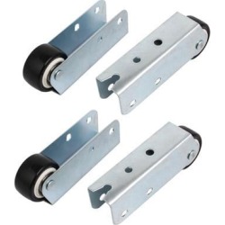 1.5-inch Dia Sliding Door Guide Rail Track Roller Wheel 4pcs
