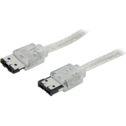 Nippon Labs ESATA3-EXS-3-llSL 3 ft. eSATA III(Type I) Male to Male Cable, Silver