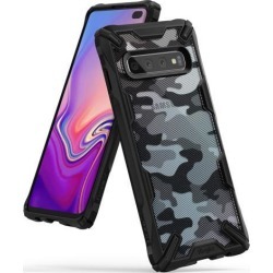 Ringke Fusion-X Design DDP Compatible with Galaxy S10 Plus Case, Semi Opaque PC Back with TPU Bumper Stylish Protection Cover for Galaxy S10+ .