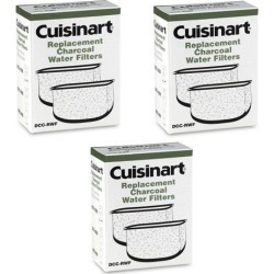 Cuisinart DCC-RWF *Triple Pack* Charcoal Water Filters in Cuisinart DCC-RWF Retail Box