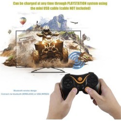 Bluetooth Wireless Joystick Pad Game Console Controller For Playstation PS3 Universal Gamer Home Gaming Device