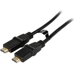 Tripp Lite High Speed HDMI Cable with Swivel Connectors, Ultra HD 4K x 2K, Digital Video with Audio (M/M), 3-ft. (P568-003-SW)