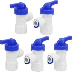 Tank Ball Valve M12X 1/4' Tube 5pcs for RO Water Reverse Osmosis Filter system
