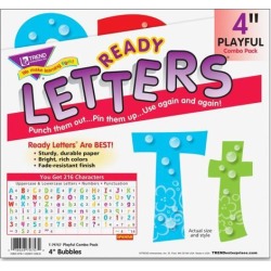 Trend Bubbles Design 4' Ready Letters Pack