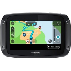 TomTom - 1GF0.047.00 - Tomtom RIDER 550 Motorcycle GPS Navigator - Black - Mountable - 4.3 - Touchscreen - Camera,
