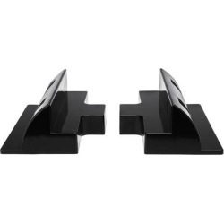 Black Set of 2 ABS Solar Panel Corner Bracket for Yacht/Solar Panel Mounting