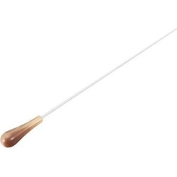 Music Conductor Baton Orchestra Baton 39cm/15.35inch Length Brown Resin Handle Music Conducting Baton