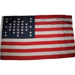 United States 33 Star Flag 3x5 Red White Blue USA Polyester 2 Brass Grommets