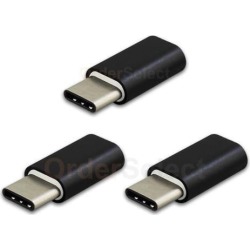 3X Micro USB F to USB Type-C M OTG Adapter for Phone ZTE Axon 7 Mini/Grand X/X3