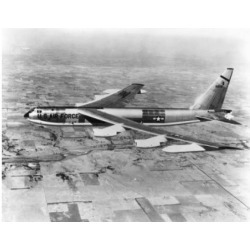 Posterazzi SAL25543999 High Angle View of a Bomber Plane in Flight B-52 Stratofortress Us Air Force Poster Print - 18 x 24 in.