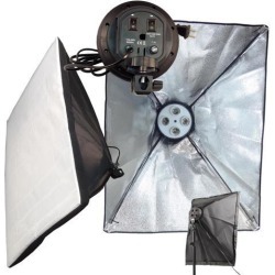 E27 4 Socket light Stand Photo Lamp Bulb Holder Bracket + 50cm*70cm Softbox Kit