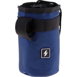 Bike Kettle Holder Pouch Front Handlebar Hanging Water Bottle Bag Dark Blue