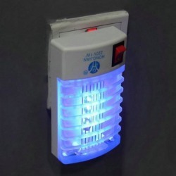 LED Socket Electric Mosquito Fly Bug Insect Trap Night Lamp Killer Zapper