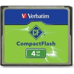 Verbatim 4GB Compact Flash (CF) Flash Card Model 95188