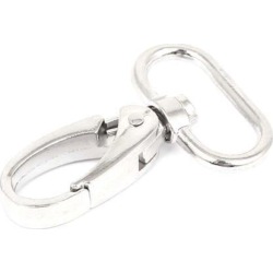 Metal Lobster Trigger Swivel Clasp Findings Split Ring Keyring Hook Holder