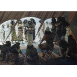 Posterazzi SAL999495 Achan & Joshua James J. Tissot 1836-1902 French Jewish Museum New York Poster Print - 18 x 24 in.