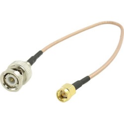 Unique Bargains 8.8' RF Radio SMA Male to BNC Male Adapter Extend Coaxial Cable