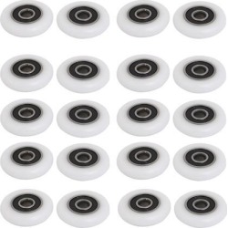 28mmx6mmx6mm Ball Bearing Wheel Sliding Door Pulley Roller 20pcs