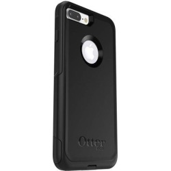 OtterBox COMMUTER SERIES Case for iPhone 8 Plus & iPhone 7 Plus (ONLY) - Frustration Free Packaging - BLACK